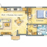 Двустаен апартамент в София, Овча купел - 46 кв.м за 1497 €/кв.м - Снимка #1