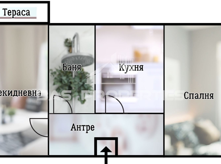 Двустаен апартамент в София, Илинден - 70 кв.м за 1203 €/кв.м - Снимка #1