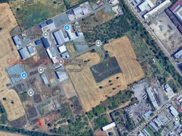 Парцел в Стара Загора, Индустриална зона - запад - 2421 кв.м за 87 €/кв.м - Снимка #1