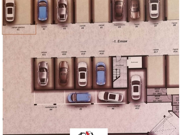 Гараж / Паркомясто в Стара Загора, Казански - 41 кв.м за 854 €/кв.м - Снимка #1