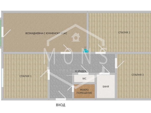 Четиристаен апартамент в Велико Търново, Бузлуджа - 85 кв.м за 660 €/кв.м - Снимка #1