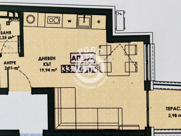 Едностаен апартамент в Пловдив, Христо Смирненски - 42 кв.м за 1189 €/кв.м - Снимка #1