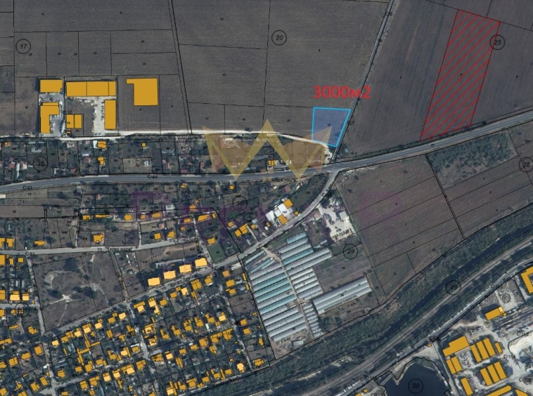 Парцел в с. Езерово, Област Варна - 3000 кв.м за 31 €/кв.м - Снимка #1