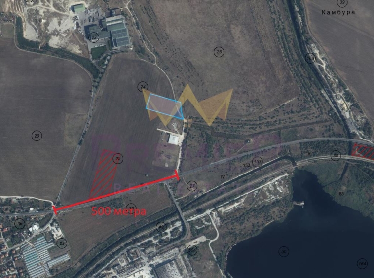 Парцел в с. Езерово, Област Варна - 10000 кв.м за 18 €/кв.м - Снимка #1