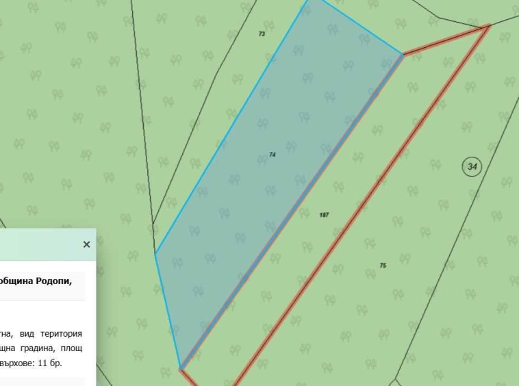 Земеделски имот в Пловдив, Коматево -  кв.м за 11730 €/дка - Снимка #1
