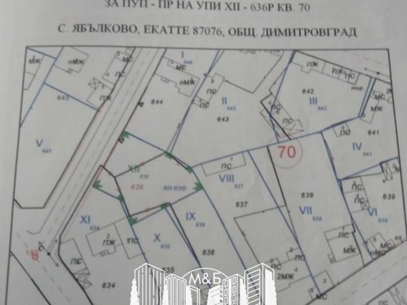 Парцел в Димитровград - 612 кв.м за 11 €/кв.м - Снимка #1