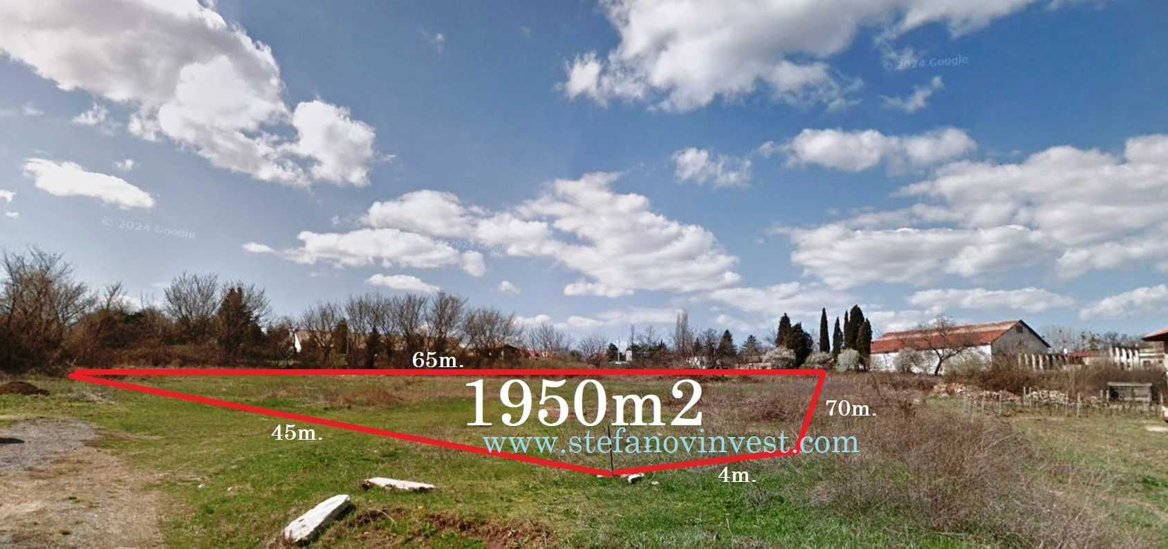 Парцел в Бяла - 1950 кв.м за 23 €/кв.м - Снимка #1