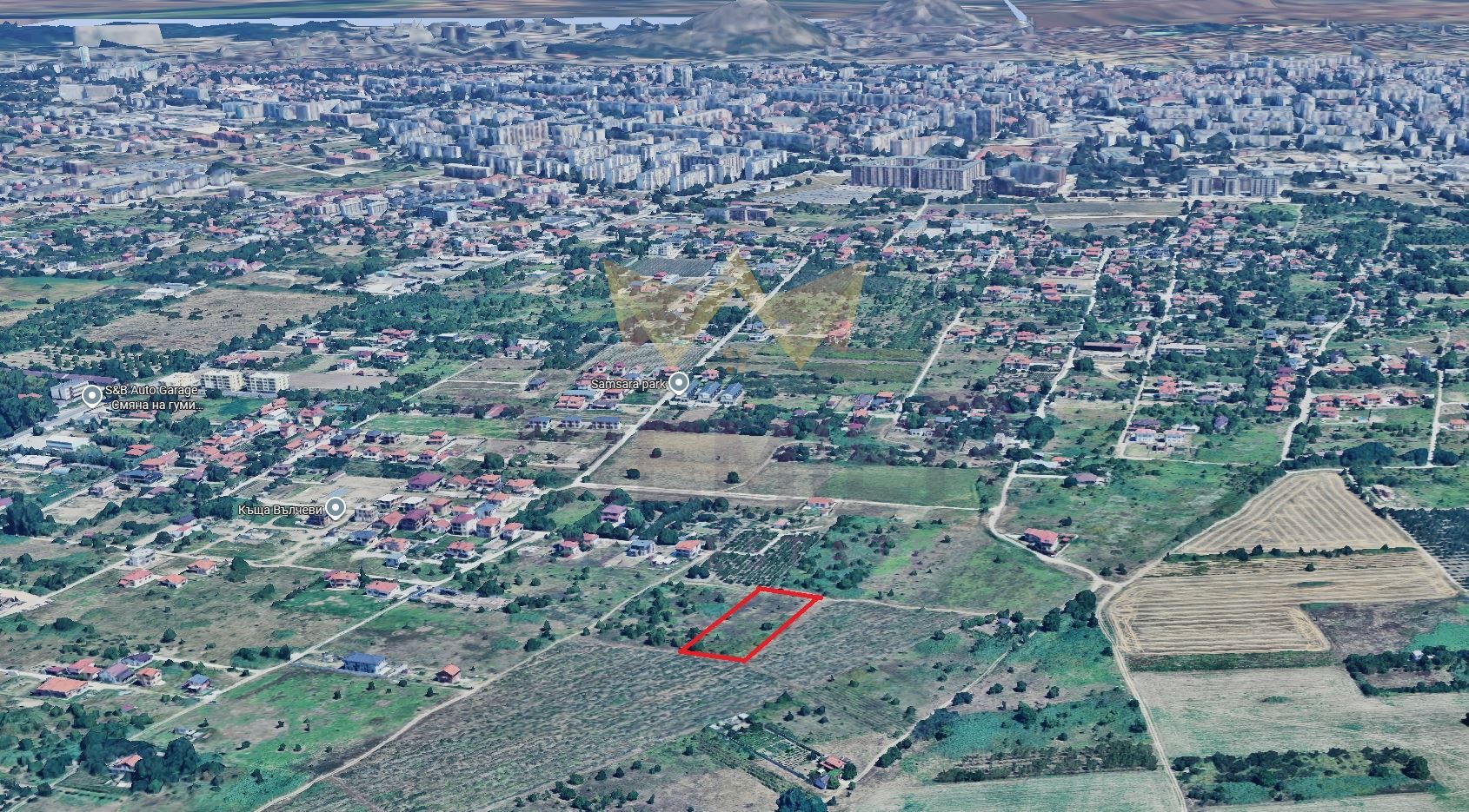 Парцел в Пловдив, Беломорски - 2899 кв.м за 51 €/кв.м - Снимка #1