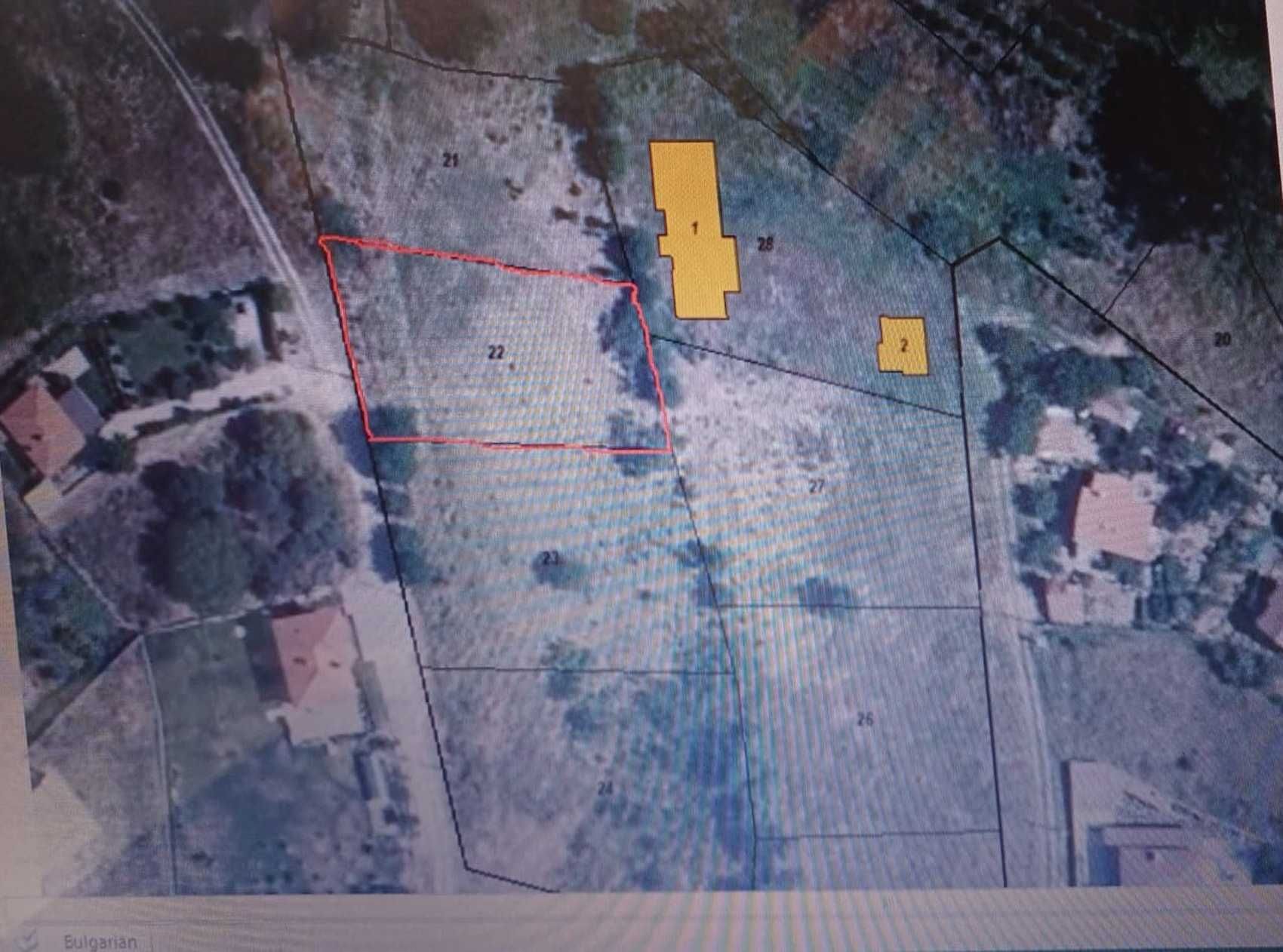 Парцел в с. Остра могила, Област Стара Загора - 1139 кв.м за 25 €/кв.м - Снимка #1