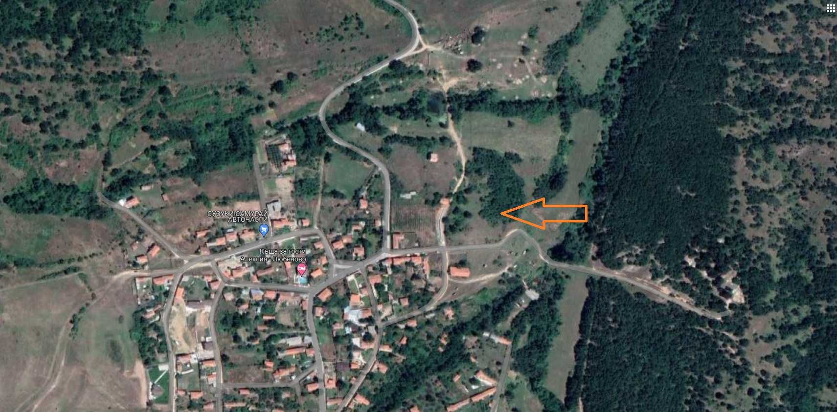 Парцел в с. Любеново, Област Хасково - 5320 кв.м за 5 €/кв.м - Снимка #1