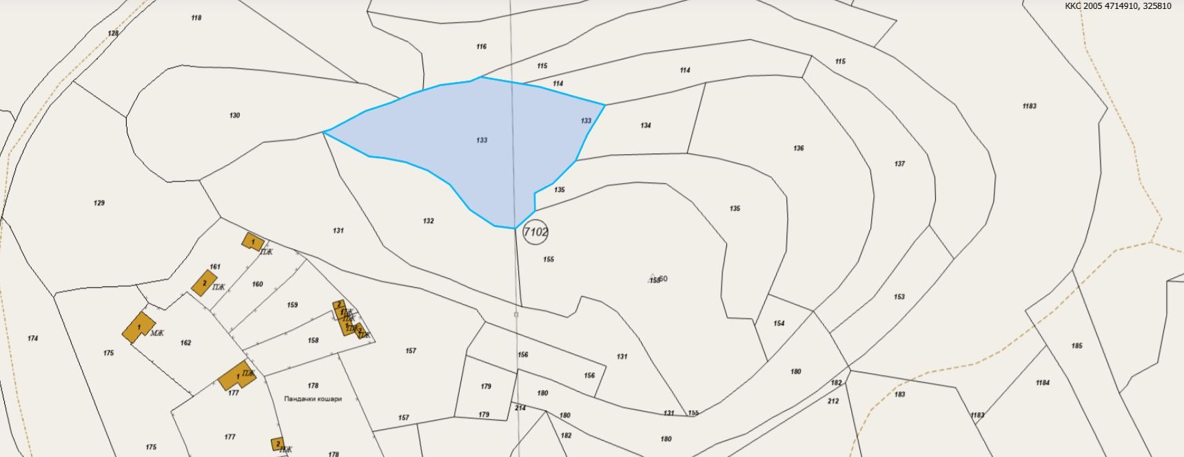 Парцел в с. Железница, Област София-град - 2875 кв.м за 34 €/кв.м - Снимка #1