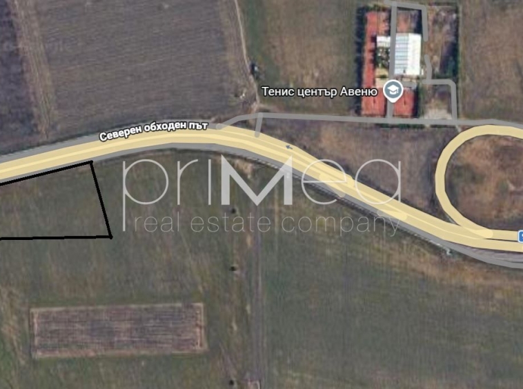 Парцел в Бургас, Изгрев - 7742 кв.м за 51 €/кв.м - Снимка #1