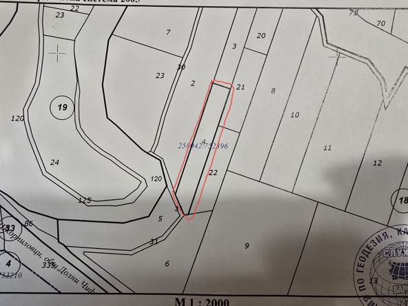 Парцел в с. Шкорпиловци, Област Варна - 1199 кв.м за 30 €/кв.м - Снимка #1