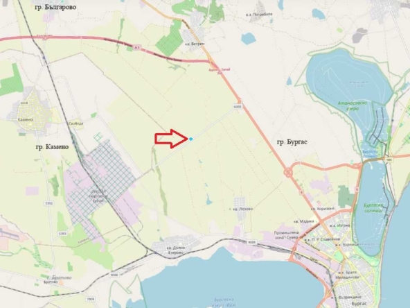 Земеделски имот в Бургас, Лозово -  кв.м за 6 €/дка - Снимка #1