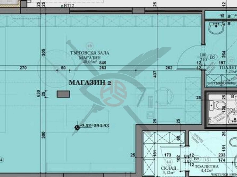 Магазин в София, Студентски град - 70 кв.м за 2409 €/кв.м - Снимка #1