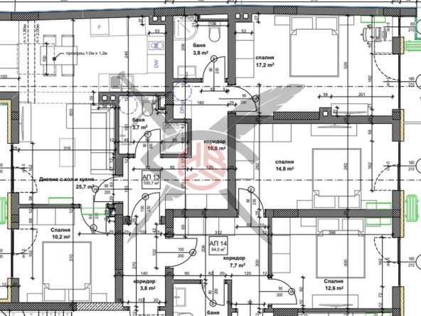 Тристаен апартамент в София, Банишора - 122 кв.м за 1082 €/кв.м - Снимка #1