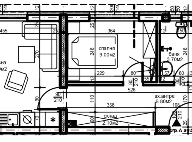 Тристаен апартамент в Пловдив, Остромила - 72 кв.м за 592 €/кв.м - Снимка #1