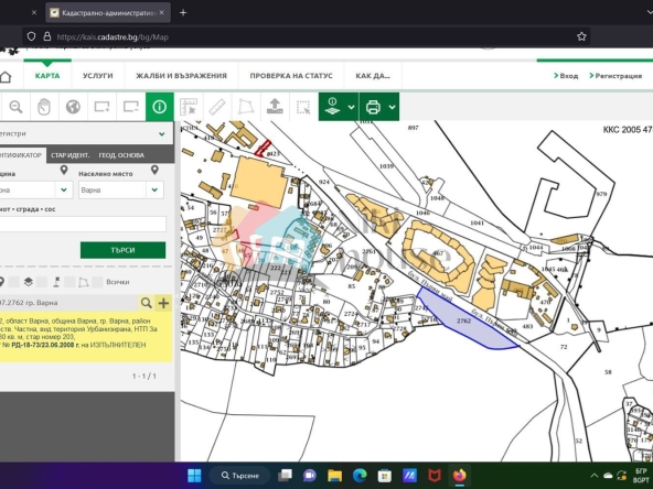 Парцел в Варна, Аспарухово - 8830 кв.м за 50 €/кв.м - Снимка #1