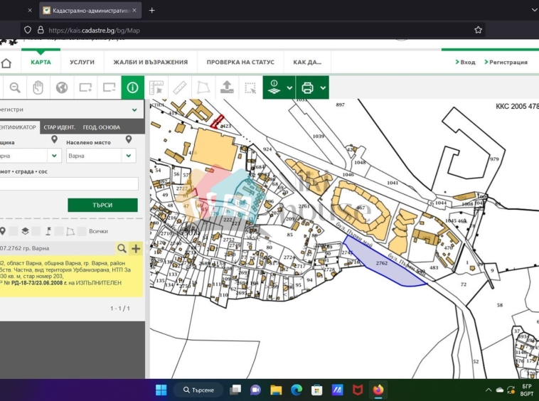 Парцел в Варна, Аспарухово - 8830 кв.м за 34 €/кв.м - Снимка #1