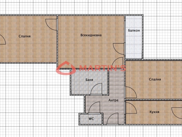 Тристаен апартамент в София, Център - 96 кв.м за 3959 €/кв.м - Снимка #1