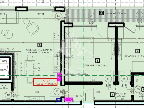 Тристаен апартамент в Велинград - 110 кв.м за 1100 €/кв.м - Снимка #1