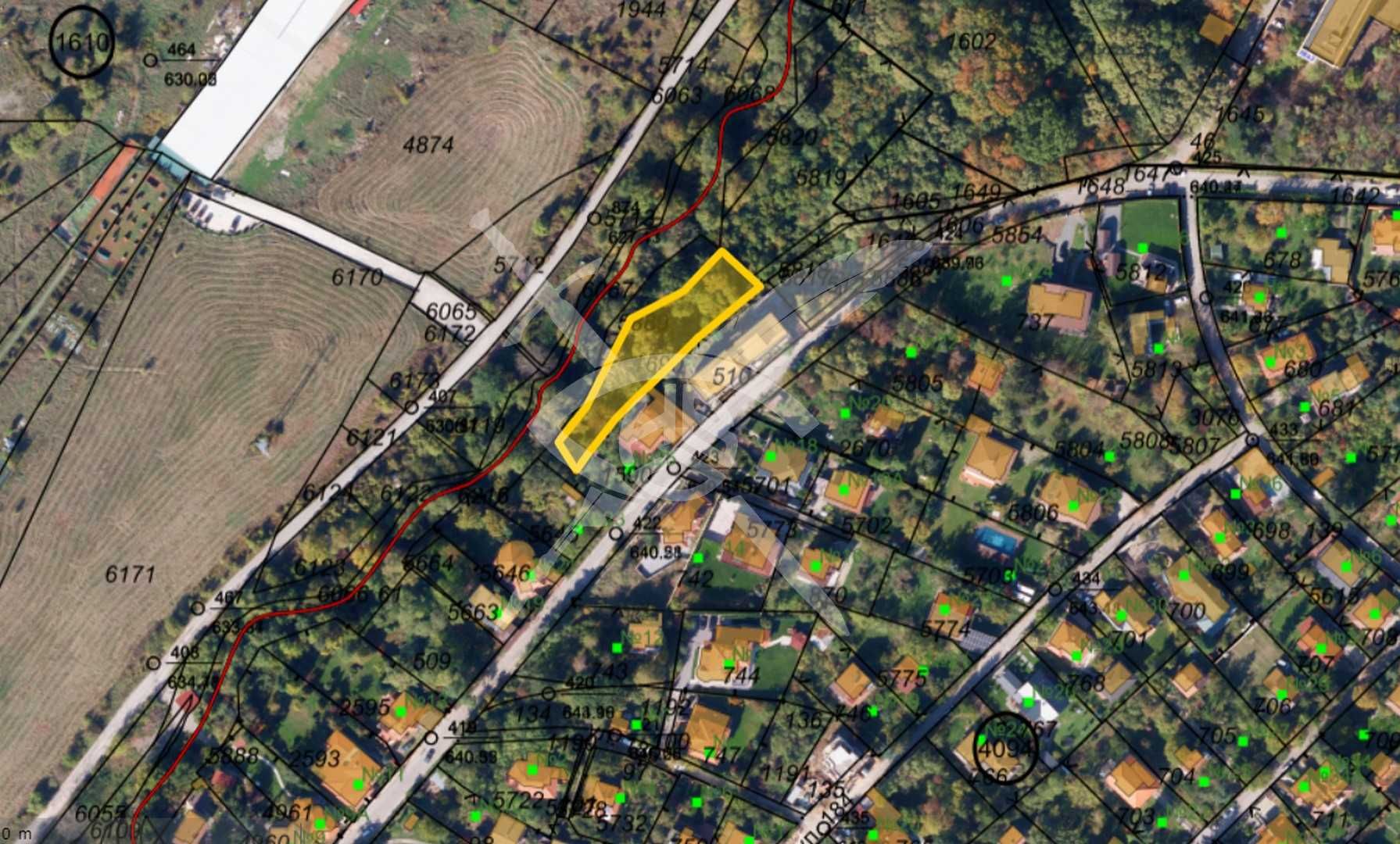 Парцел в София, Малинова долина - 1334 кв.м за 139 €/кв.м - Снимка #1