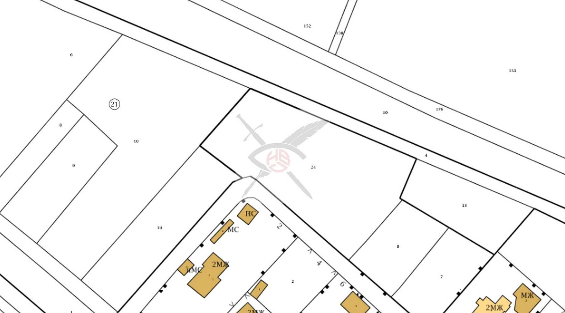 Парцел в Божурище - 2608 кв.м за 56 €/кв.м - Снимка #1