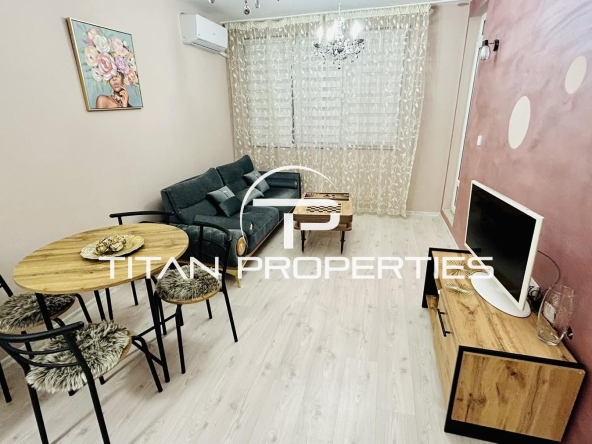 Дава се под наем Двустаен апартамент в Бургас, Меден рудник - зона В - 55 кв.м за 408 € - Снимка #1