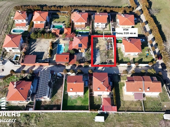 Парцел в с. Гюльовца, Област Бургас - 316 кв.м за 187 €/кв.м - Снимка #1