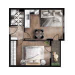 Двустаен апартамент в София, Люлин 5 - 57 кв.м за 1146 €/кв.м - Снимка #1