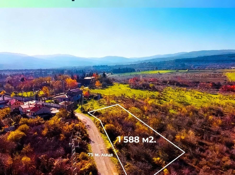 Парцел в с. Змейово, Област Стара Загора - 1588 кв.м за 17 €/кв.м - Снимка #1