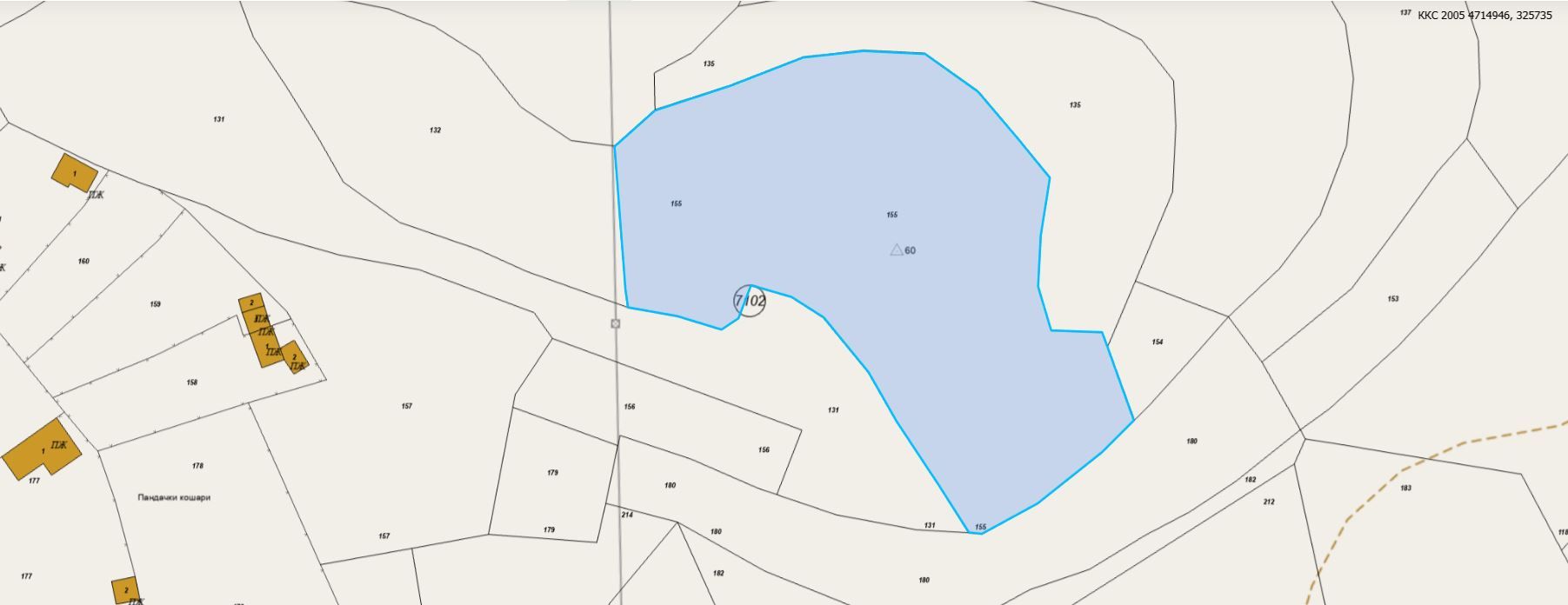 Парцел в с. Железница, Област София-град - 4107 кв.м за 34 €/кв.м - Снимка #1