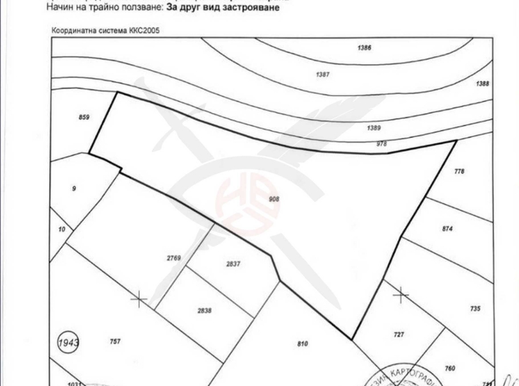 Парцел в София, Бояна - 5500 кв.м за 49 €/кв.м - Снимка #1