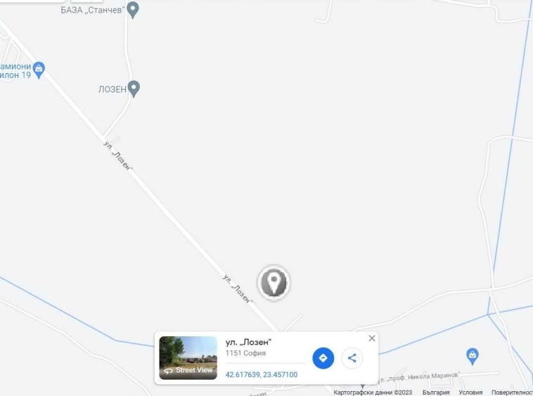 Парцел в с. Лозен, Област София-град - 2760 кв.м за 150 €/кв.м - Снимка #1