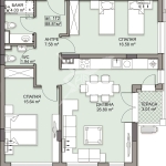 Тристаен апартамент в Пловдив, Кършияка - 106 кв.м за 1210 €/кв.м - Снимка #1