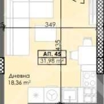 Дава се под наем Едностаен апартамент в Пловдив, Тракия - 40 кв.м за 44124.18 € - Снимка #1