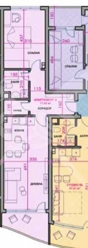 Двустаен апартамент в Поморие - 71 кв.м за 1761 €/кв.м - Снимка #1