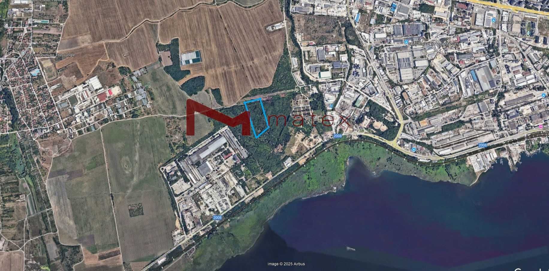 Парцел в Варна, Западна промишлена зона - 8100 кв.м за 46 €/кв.м - Снимка #1