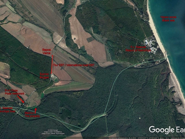 Парцел в с. Ново Оряхово, Област Варна - 6000 кв.м за 20 €/кв.м - Снимка #1