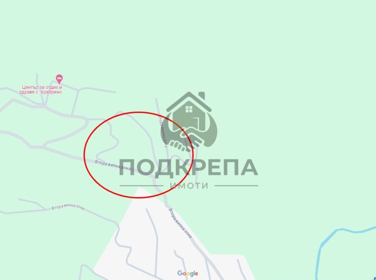 Парцел в с. Храбрино, Област Пловдив - 505 кв.м за 41 €/кв.м - Снимка #1