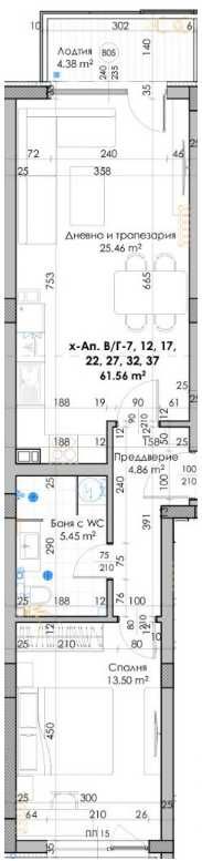 Двустаен апартамент в Пловдив, Кючук Париж - 75 кв.м за 744 €/кв.м - Снимка #1