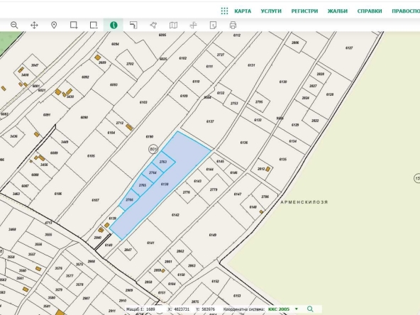 Парцел в Разград, Васил Левски - 7599 кв.м за 3 €/кв.м - Снимка #1