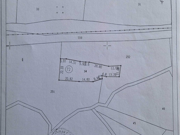 Парцел в с. Средни колиби, Област Велико Търново - 4964 кв.м за 4 €/кв.м - Снимка #1