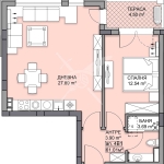 Двустаен апартамент в Пловдив, Кършияка - 71 кв.м за 708 €/кв.м - Снимка #1
