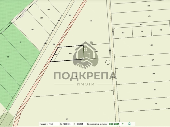 Парцел в Пловдив, Беломорски - 1150 кв.м за 26 €/кв.м - Снимка #1