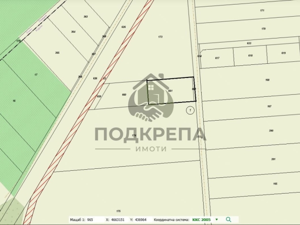 Парцел в Пловдив, Беломорски - 1047 кв.м за 26 €/кв.м - Снимка #1