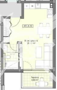 Едностаен апартамент в Пловдив, Остромила - 52 кв.м за 1005 €/кв.м - Снимка #1