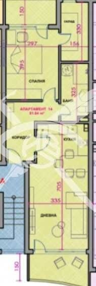 Двустаен апартамент в Поморие - 81 кв.м за 1618 €/кв.м - Снимка #1