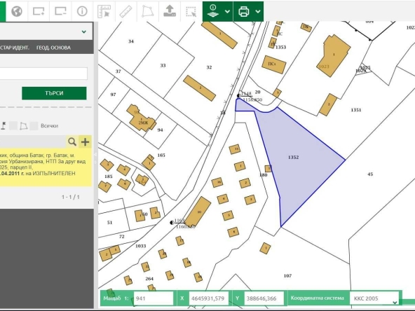 Парцел в Пловдив, Коматевски възел - 2511 кв.м за 30 €/кв.м - Снимка #1