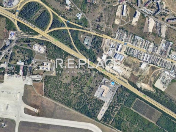 Парцел в Варна, Летище - 10547 кв.м за 124 €/кв.м - Снимка #1